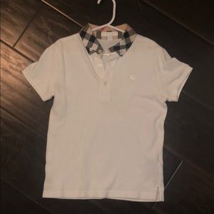 Boy's Burberry polo shirt